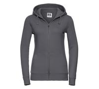 Russell Authentic Womens Zipped Hoodies Ladies Zip Up Hooded Sweatshirt Jacket