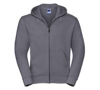 Russell Authentic Zip Hooded Sweatshirt Drop Shoulder Casual Workwear
