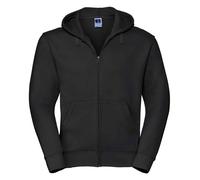 Russell Authentic Zip Hooded Sweatshirt Drop Shoulder Casual Workwear
