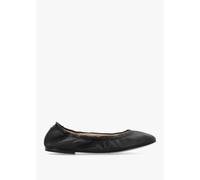 RUSSELL & BROMLEY Barre Black Leather Stretch Ballet Pumps Size: 36, C