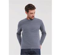 Russell Classic Long Sleeve T-shirt with Taped Shoulders & Neck