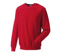Russell Classic Sweatshirt Raglan Sleeve Black Green Royal Navy 7620M
