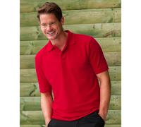 Russell Collection 599M Hardwearing Polo Shirt Bright Red - Size: 3XL 3XL