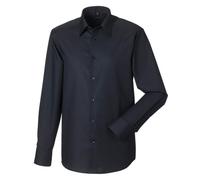 Russell Collection 922M Men's L/SL Oxford Black - Size: 19" 19"
