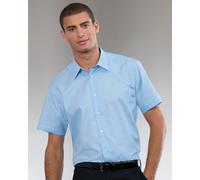Russell Collection 923M Men's Short Sleeve Easy Care Tailored Oxf 17.5"