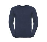 Russell Collection Cotton Acrylic V Neck Sweater Corporate Uniform