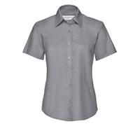 Russell Collection Ladies Short Sleeve Easy Care Oxford Shirt Workwear