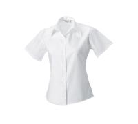 Russell Collection Ladies' Short Sleeve Tailored Ultimate Non-Iron Shirt
