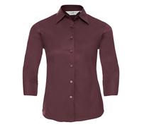 Russell Collection Ladies/Womens 3/4 Sleeve Easy Care Fitted / N/A N/A BC1030