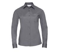 Russell Collection Ladies/Womens Long Sleeve Easy Care Oxfor BC1022