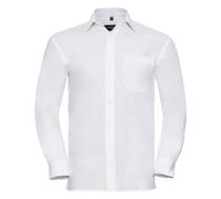 Russell Collection Long Sleeve Pure Cotton Easycare Poplin Shirt