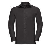 Russell Collection Long Sleeve Pure Cotton Easycare Poplin Shirt