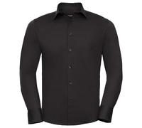 Russell Collection Mens Easy-Care Fitted Long-Sleeved Shirt / N/A N/A RW9505