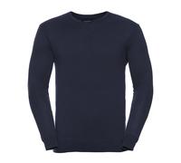 Russell Collection Mens Knitted V Neck Sweatshirt RW9093