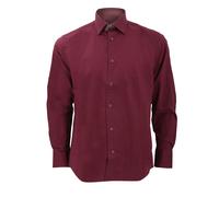 Russell Collection Mens Long Sleeve Easy Care Fitted Shirt 7 BC1031