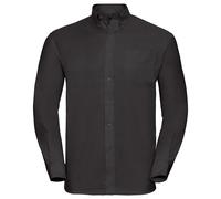 Russell Collection Mens Long Sleeve Easy Care Oxford Shirt 1 BC1023