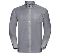 Russell Collection Mens Long Sleeve Easy Care Oxford Shirt 1 BC1023