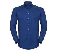 Russell Collection Mens Oxford Easy-Care Long-Sleeved Formal / N/A N/A PC5835