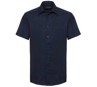 Russell Collection Mens Oxford Easy-Care Tailored Shirt RW7736
