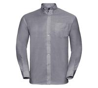 Russell Collection Mens Oxford Long-Sleeved Formal Shirt RW9448