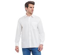 Russell Collection Mens Poplin Easy-Care Long-Sleeved Shirt RW10421