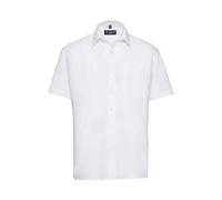 Russell Athletic Collection Mens Poplin Easy-Care Shirt (White) - Size 2XL