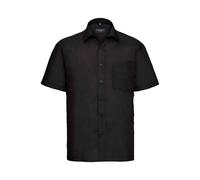 Russell Collection Mens Poplin Easy-Care Short-Sleeved / N/A N/A PC5743