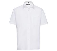 Russell Collection Mens Poplin Easy-Care Short-Sleeved Shirt / N/A N/A RW9370