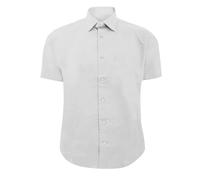 Russell Collection Mens Short Sleeve Easy Care Fitted Shirt BC1033