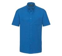 Russell Collection Mens Short Sleeve Easy Care Smart Oxford BC1025