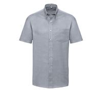 Russell Collection Mens Short Sleeve Easy Care Smart Oxford BC1025