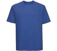 Russell Collection Men's Short SleeveT-Shirt - Blue - Bright Royal - X-Large