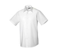 Russell Collection Mens Tailored Short-Sleeved Formal Shirt PC5998