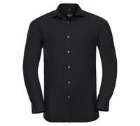 Russell Athletic Collection Mens Ultimate Stretch Long-Sleeved Shirt (Black) - Size X-Large
