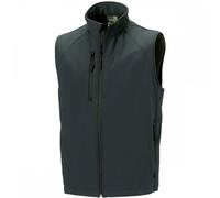 Russell Collection R141M Men's Soft Shell Gilet Titanium - Size: S