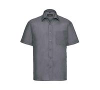 Russell Collection Short Sleeve Easy Care Poplin Shirt Classic Workwear