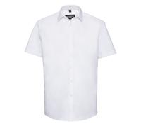 Russell Collection Short sleeve herringbone shirt 0R963M0