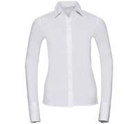 Russell Collection Women Long Sleeve Ultimate Stretch Durable Fabric Fit Shirt