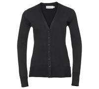 Russell Athletic Collection Womens/Ladies Knitted Cardigan (Black) - Size 4XL