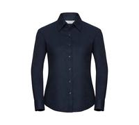 Russell Collection Womens/Ladies Oxford Long-Sleeved Shirt PC6006
