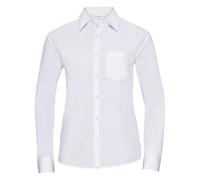 Russell Collection Womens/Ladies Poplin Easy-Care / N/A N/A PC5740