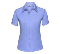 Russell Collection Women's Non-Iron Shirt R-957F-0 - Short Sleeve Formal Shirt