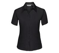 Russell Collection Women's Non-Iron Shirt R-957F-0 - Short Sleeve Formal Shirt