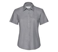 Russell Collection Women's short sleeve Oxford shirt 0R933F0 - 2