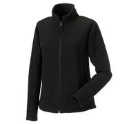 Russell Colours Ladies Full Zip Outdoor Fleece Jacket (L) (Black)