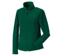 Russell Colours Ladies Full Zip Outdoor Fleece Jacket (S) (Bottle Green)