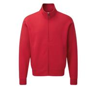 Russell Cotton Rich Authentic Full Zip Sweatshirt Jacket Upright Collar XS - 4XL