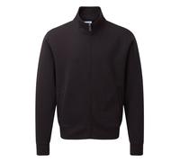 Russell Cotton Rich Authentic Full Zip Sweatshirt Jacket Upright Collar XS - 4XL