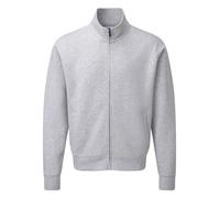 Russell Cotton Rich Authentic Full Zip Sweatshirt Jacket Upright Collar XS - 4XL