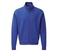 Russell Cotton Rich Authentic Full Zip Sweatshirt Jacket Upright Collar XS - 4XL